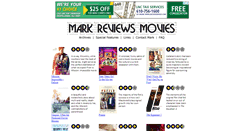 Desktop Screenshot of markreviewsmovies.com
